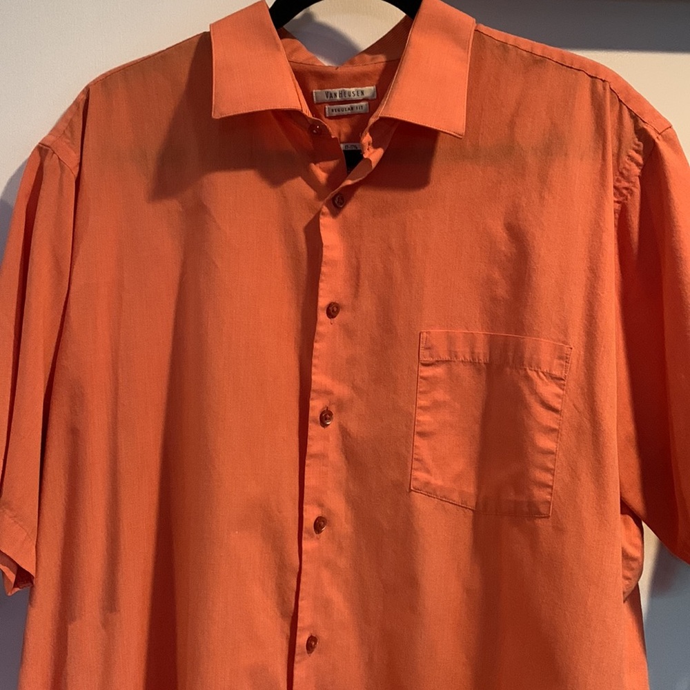 Men’s Van Heusen Casual Dress Shirts, Lot of 3